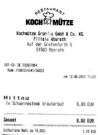 evdw H�ffner Kochm�tze Restaurant